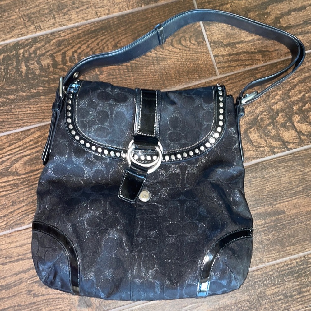 Coach black purse like new